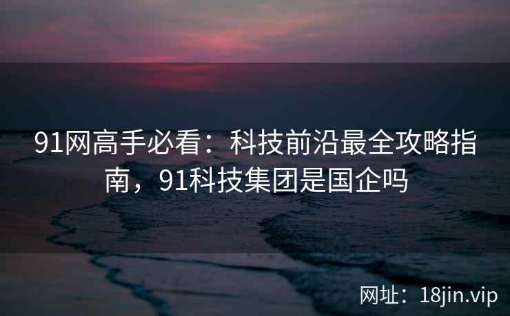 91网高手必看：科技前沿最全攻略指南，91科技集团是国企吗