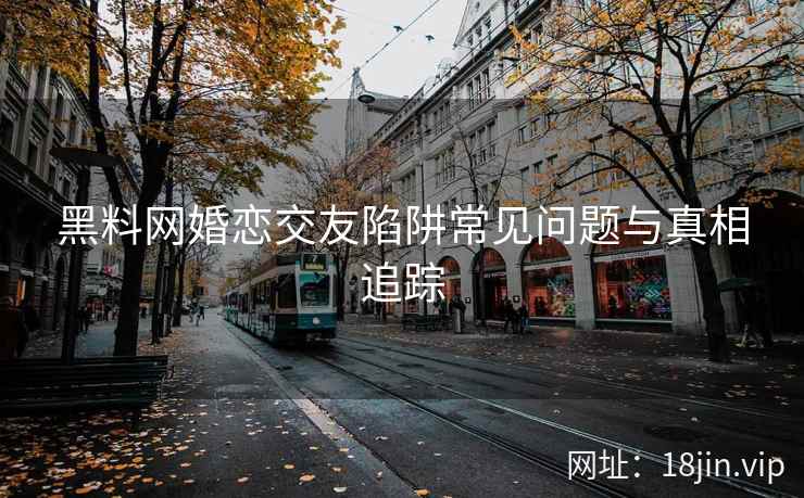 黑料网婚恋交友陷阱常见问题与真相追踪
