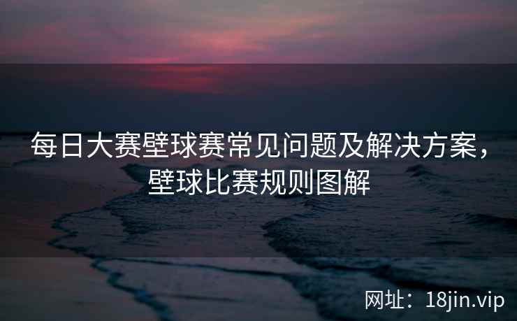 每日大赛壁球赛常见问题及解决方案，壁球比赛规则图解  第2张