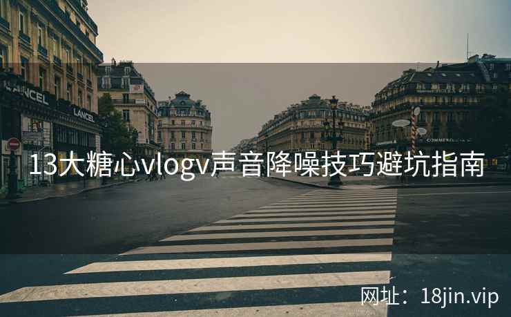 13大糖心vlogv声音降噪技巧避坑指南  第1张